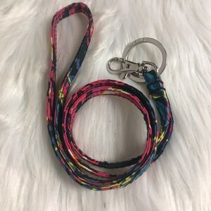 Vera Bradley Colorful Patterned Keychain Lanyard